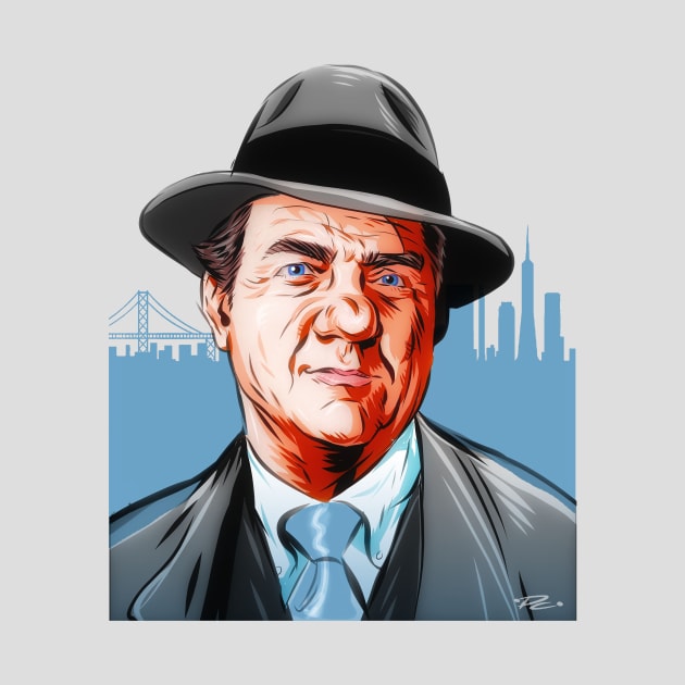 Karl Malden - An illustration by Paul Cemmick by PLAYDIGITAL2020