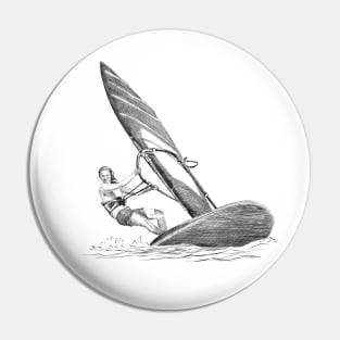 Windsurfing Pin