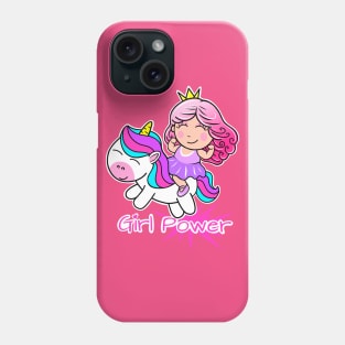 Girl Power, Fitness princess Phone Case