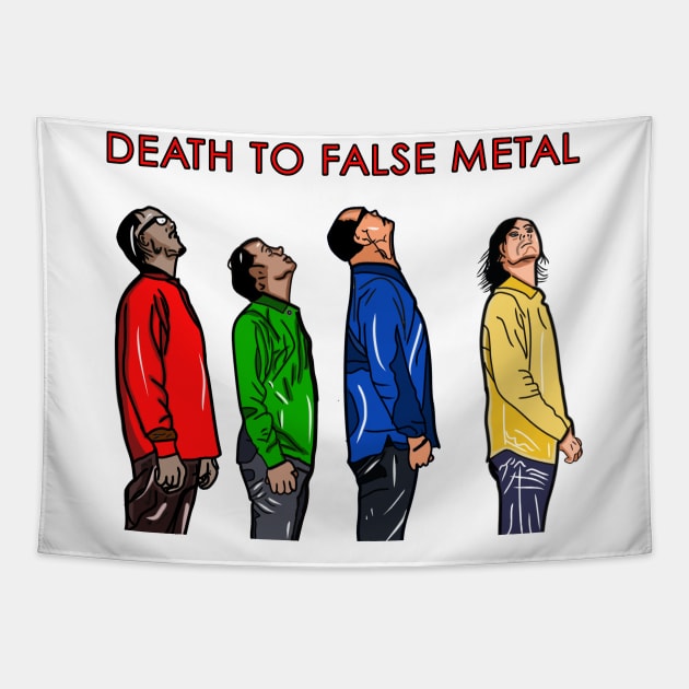 Death to false metal Tapestry by Aftizi Family