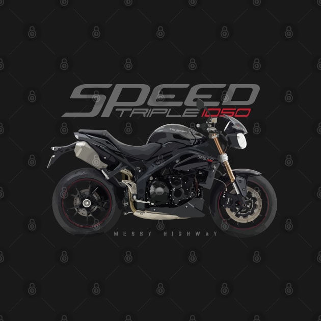 Triumph Speed Triple 15 black, sl by MessyHighway