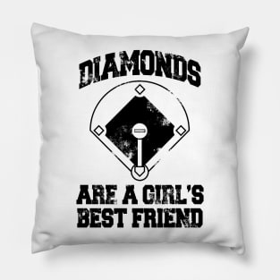 Diamonds Are A Girl's Best friend Pillow