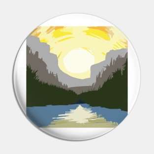 Sunshine forest view Pin