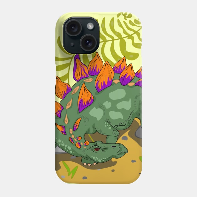 Stegosaurus Phone Case by MariRiUA