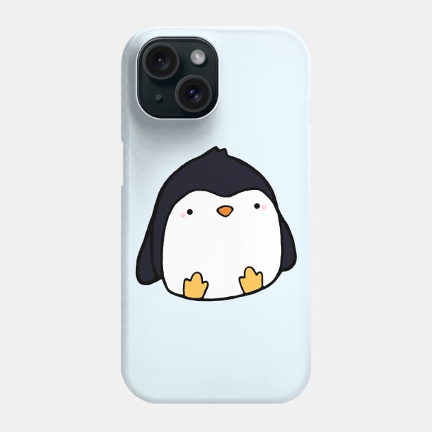 Frosty Little Friend - Penguin Phone Case by staceyromanart