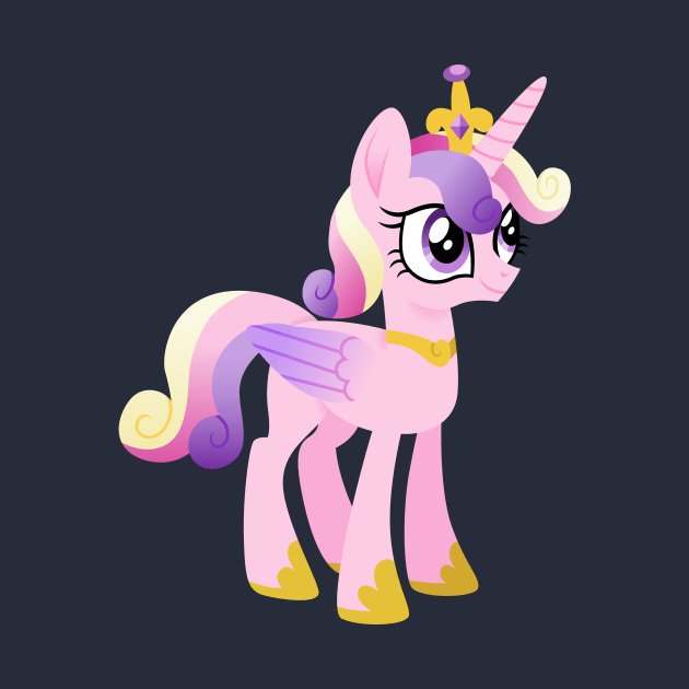 Short Haired Princess Cadance by CloudyGlow