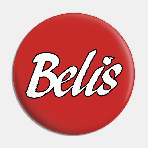 Belis Place White Logo Pin by Belis Place