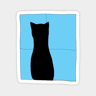 Cat in Window Magnet