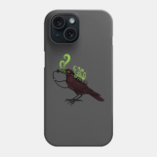 radioactive crow Phone Case