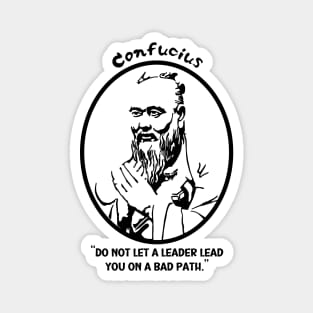 Confucius Portrait and Quote Magnet