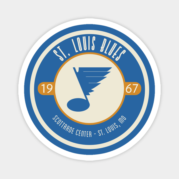 St. Louis Hockey Blues Magnet by teepublic9824@ryanbott.com