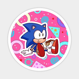 Sonic Loves Hotdogs Magnet