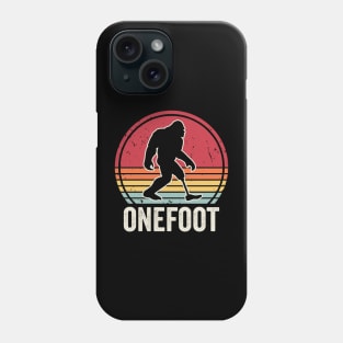 Funny Amputee Humor Onefoot Bigfoot Phone Case