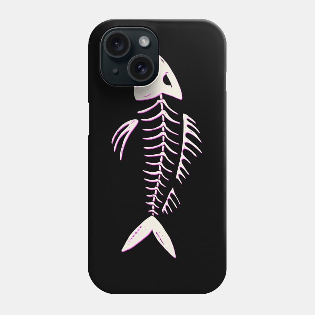 Fish Skeleton Phone Case by BamBam