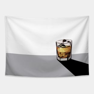 Low-poly Scotch - White Tapestry