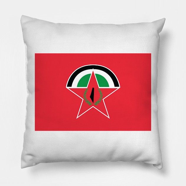 Democratic Front for the Liberation of Palestine Pillow by Wickedcartoons