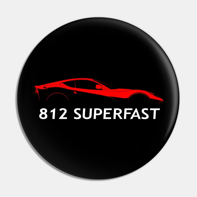 812 Superfast Pin by Meca-artwork