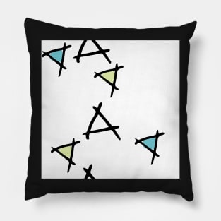 Tumbling Triangles Pillow