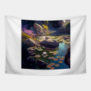 The carp pond Tapestry