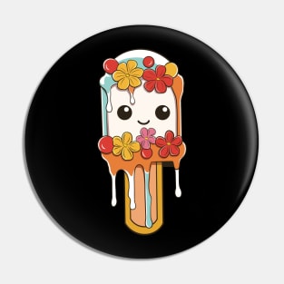 Cute Happy Popsicles Pin