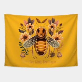 Bee Kind, Bee Happy Tapestry