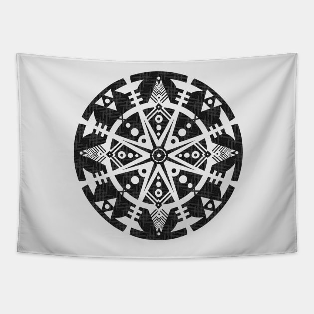Tribal Mandala Tapestry by MellowGroove