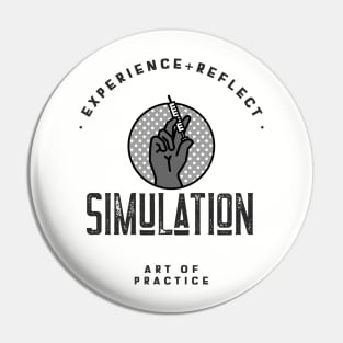 Simulation - Art of Practice Pin