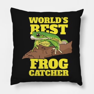 FROG: Frog Catcher Pillow