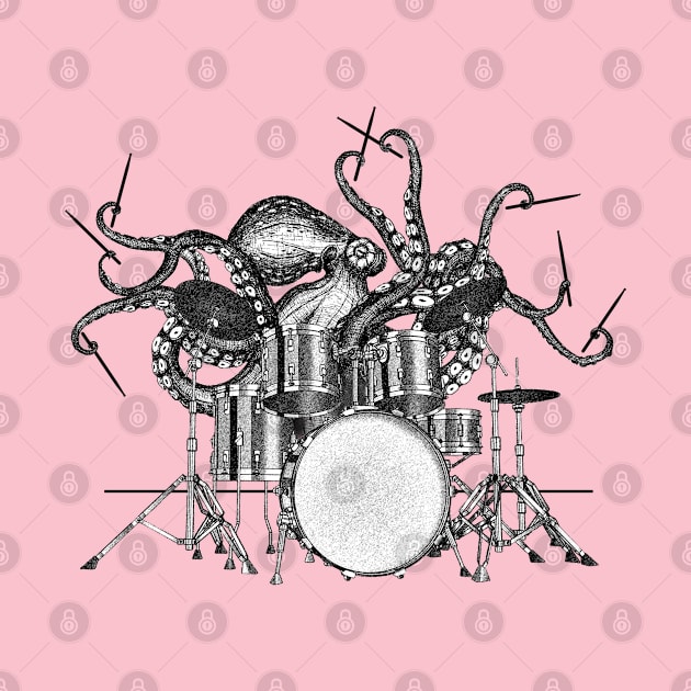 Octopus Drummer by ploxd