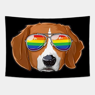 Dog Puppy LGBT Tapestry