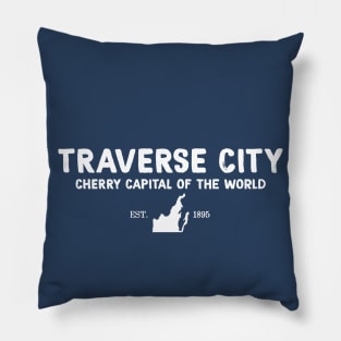 Traverse City, Michigan's Cherry Capital Pillow