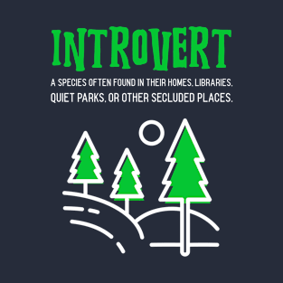 Introvert Species, Funny antisocial T-Shirt