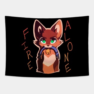 Fire Alone Tapestry