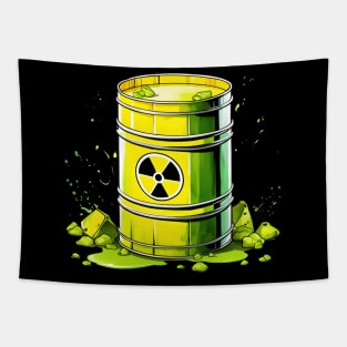 radioactive barrel Tapestry