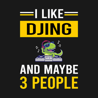 3 People Djing DJ Disc Jockey Deejay T-Shirt