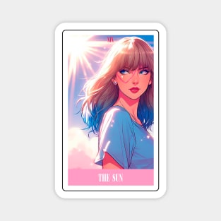 the sun - swiftie tarot card Magnet