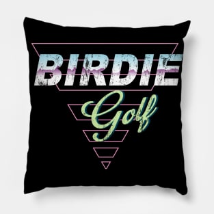 birdie golf retro Pillow