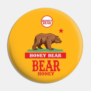 Bear Honey - people Pin