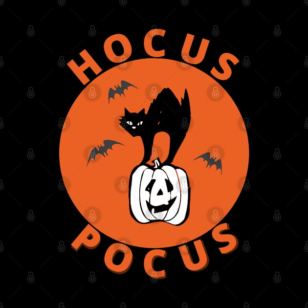 Halloween Cat & Pumpkin - Hocus Pocus by catpurrs