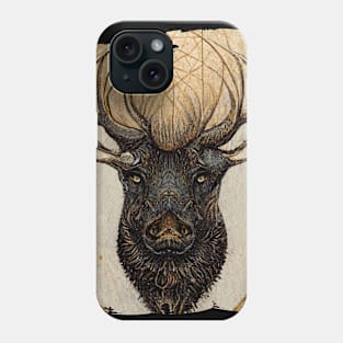 Animals from the forest_moose Phone Case