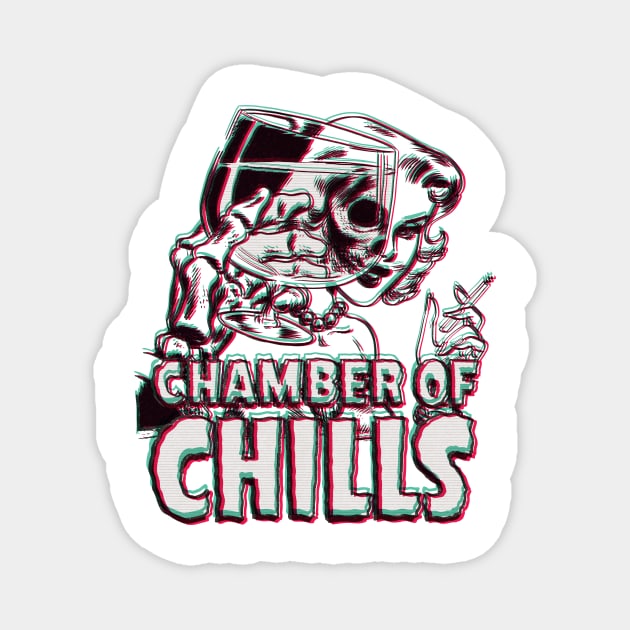 Chamber of Chills Faux 3D Magnet by Doc Multiverse Designs