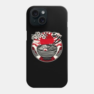 Retro Japanese Kawaii Anime Ramen Men Kids Women Funny Ramen Phone Case