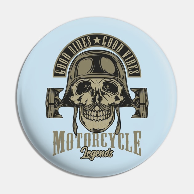 Motorcycle Legends Pin by Verboten