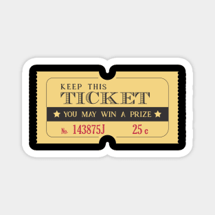 Keep This Ticket Magnet