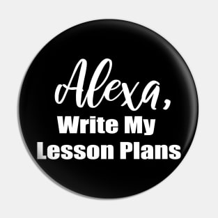 Alexa Write My Lesson Plans Pin