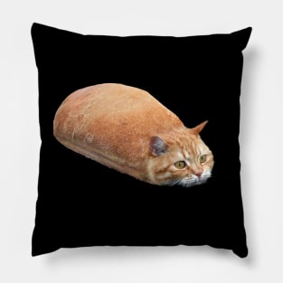 Cat Loaf Kitty Kitten Bread Breadloaf Cats Funny Pillow