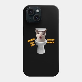 Skibidi Crunchy Cat Phone Case