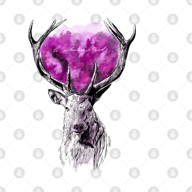 To Whatever End - Lord Of The North - Stag by Sophie Elaina