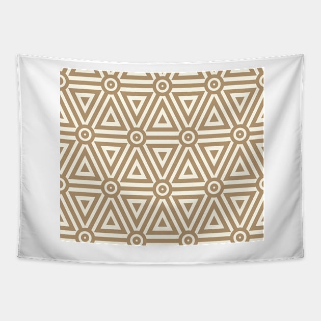 African mud cloth Tapestry by timegraf