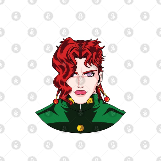 Kakyoin Green Anime Fan art by Branigan